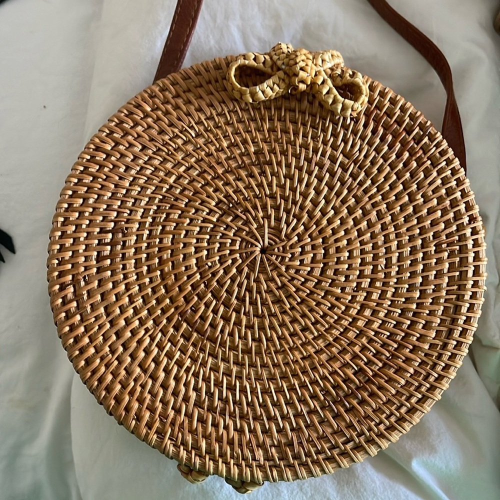 Rattan Purse